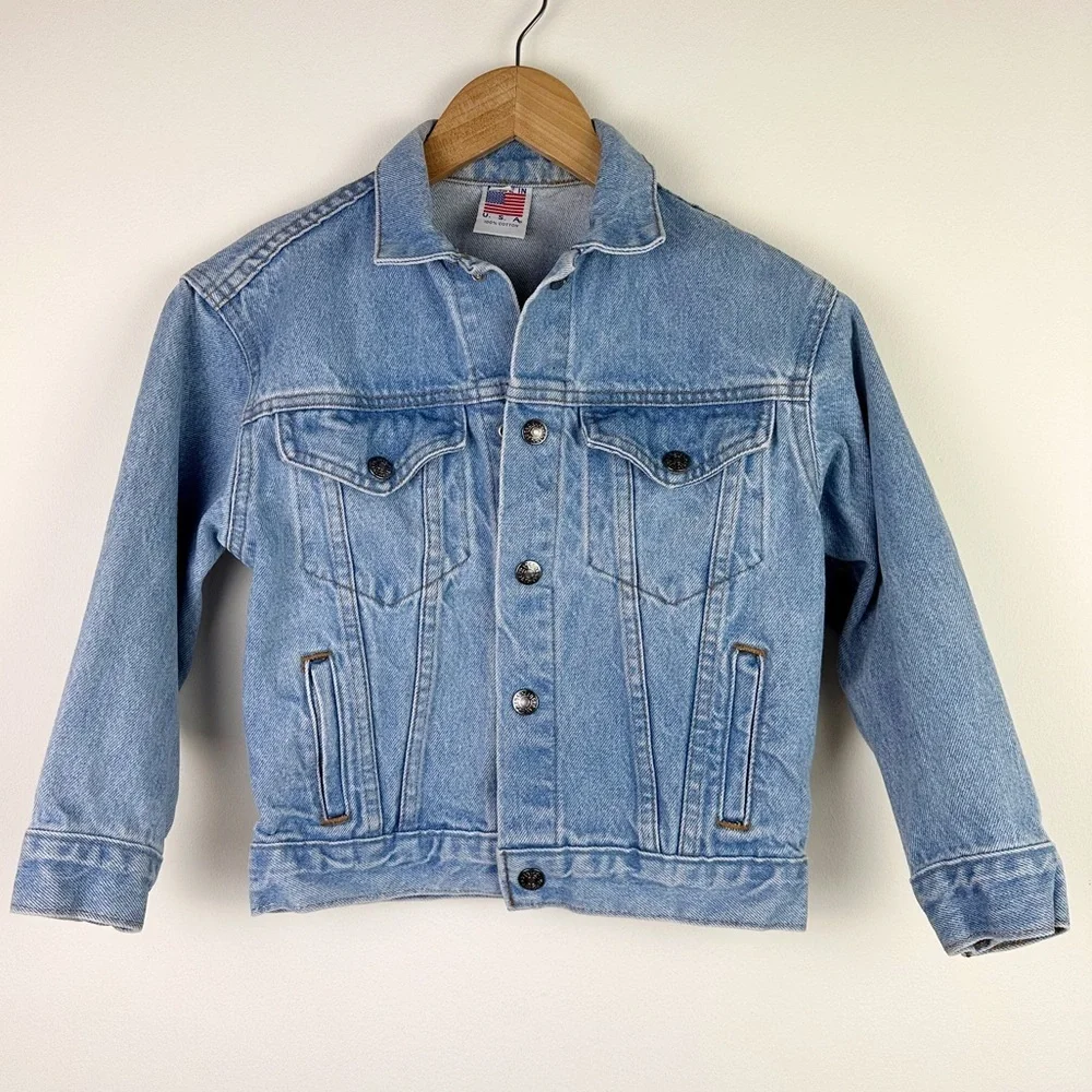 Vintage 80's TYCA Kids Denim Jacket